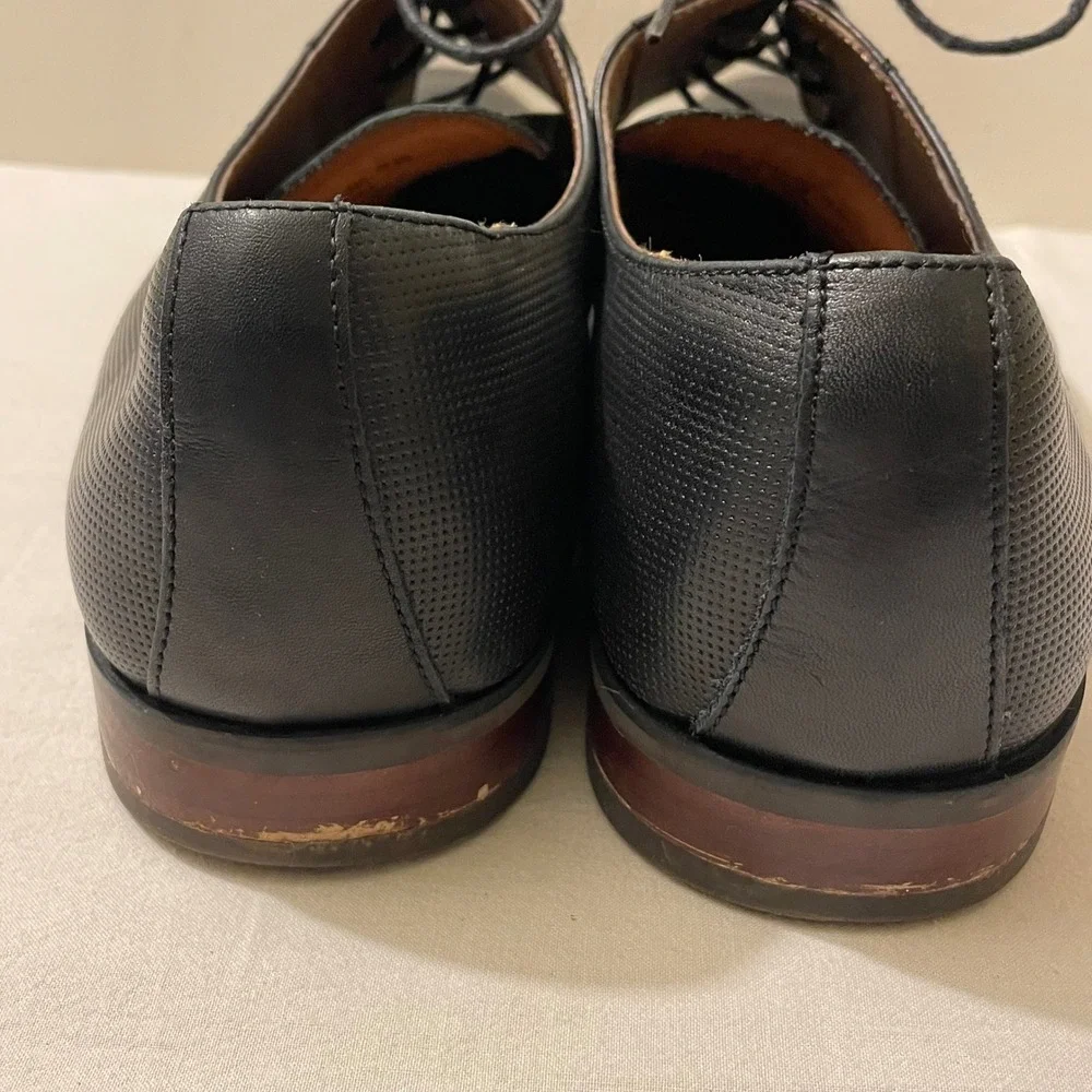 Florsheim Mens‎ Size 10.5D Black Leather Lace Up Dress Shoes